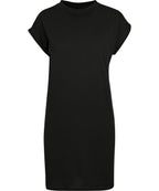 Organic Extended Shoulder T-shirt Dress: Womens