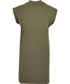 Organic Extended Shoulder T-shirt Dress: Womens