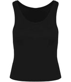 Organic Cotton Ribbed Tank Top: Womens