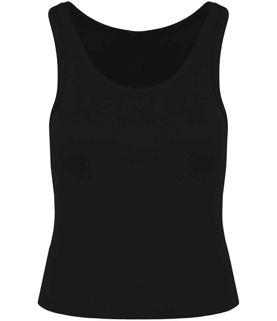 Organic Cotton Ribbed Tank Top: Womens