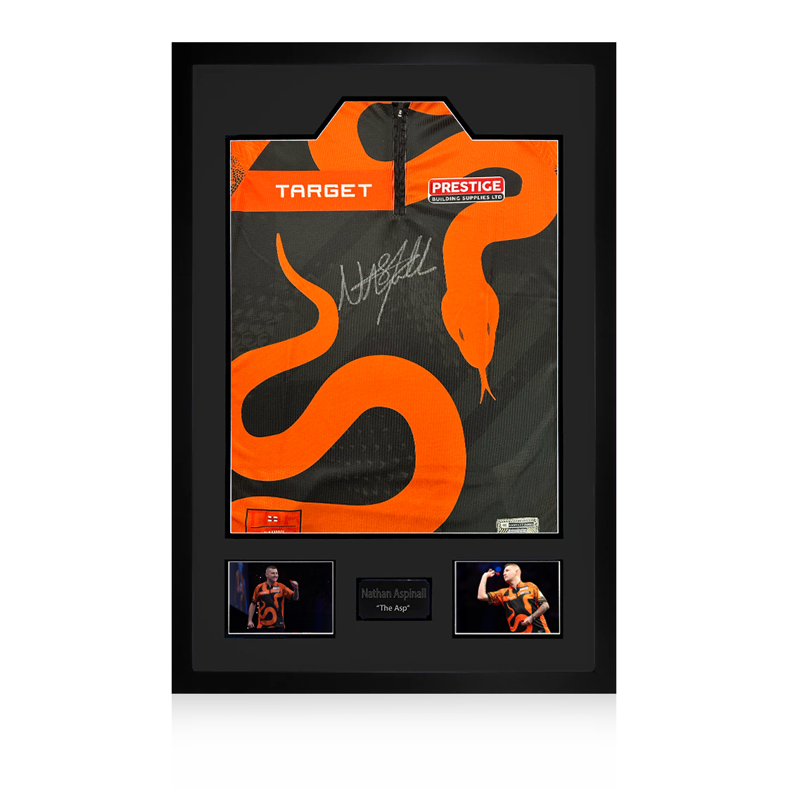 Nathan Aspinall Signed Match Issue Netherlands Shirt Premium Frame