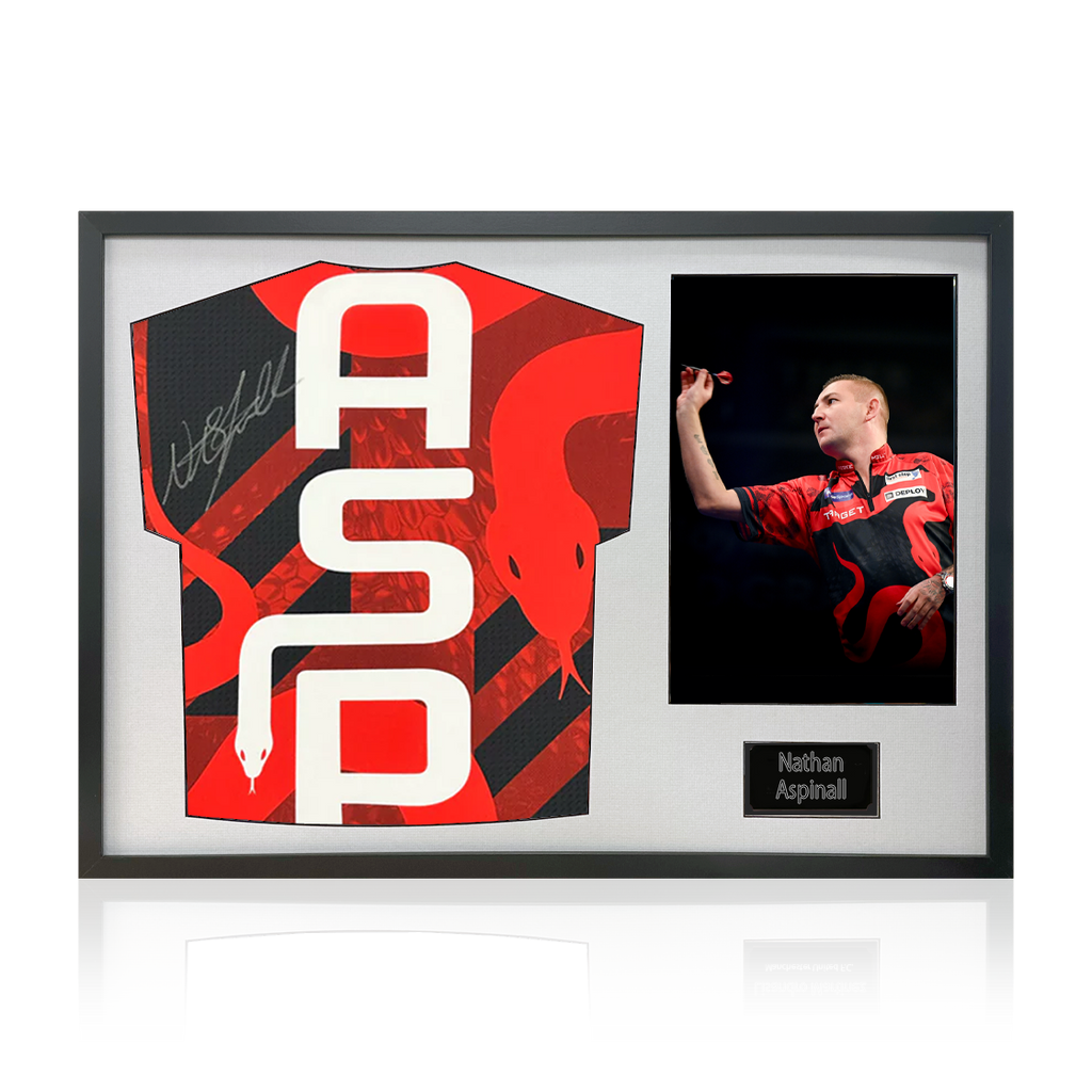Nathan Aspinall Signed 2025 Shirt Classic Frame