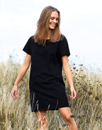 Fairtrade Organic Long Length T-shirt: Womens