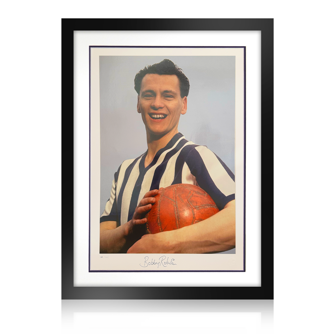 Bobby Robson Signed West Brom Legend Deluxe Mount Display