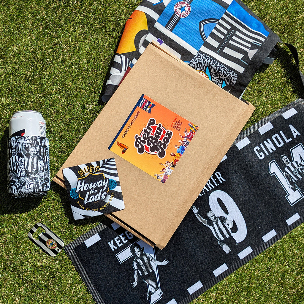 Newcastle Football Father's Day Bar Box | Retro Man-Cave Set