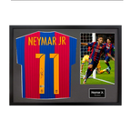 Neymar Jr Signed FC Barcelona Shirt Classic Frame