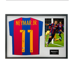 Neymar Jr Signed FC Barcelona Shirt Classic Frame