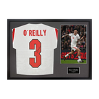 Nico O'Reilly Signed England Classic Frame