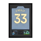 Nico O'Reilly Signed Manchester City Premium Frame