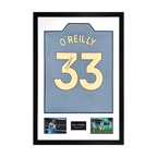 Nico O'Reilly Signed Manchester City Premium Frame