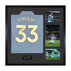 Nico O'Reilly Signed Manchester City Elite Frame