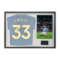 Nico O'Reilly Signed Manchester City Classic Frame