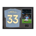 Nico O'Reilly Signed Manchester City Classic Frame