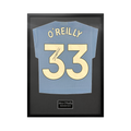 Nico O'Reilly Signed Manchester City Standard Frame