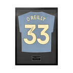 Nico O'Reilly Signed Manchester City Standard Frame