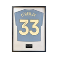 Nico O'Reilly Signed Manchester City Standard Frame
