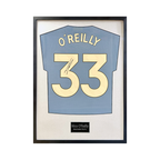 Nico O'Reilly Signed Manchester City Standard Frame