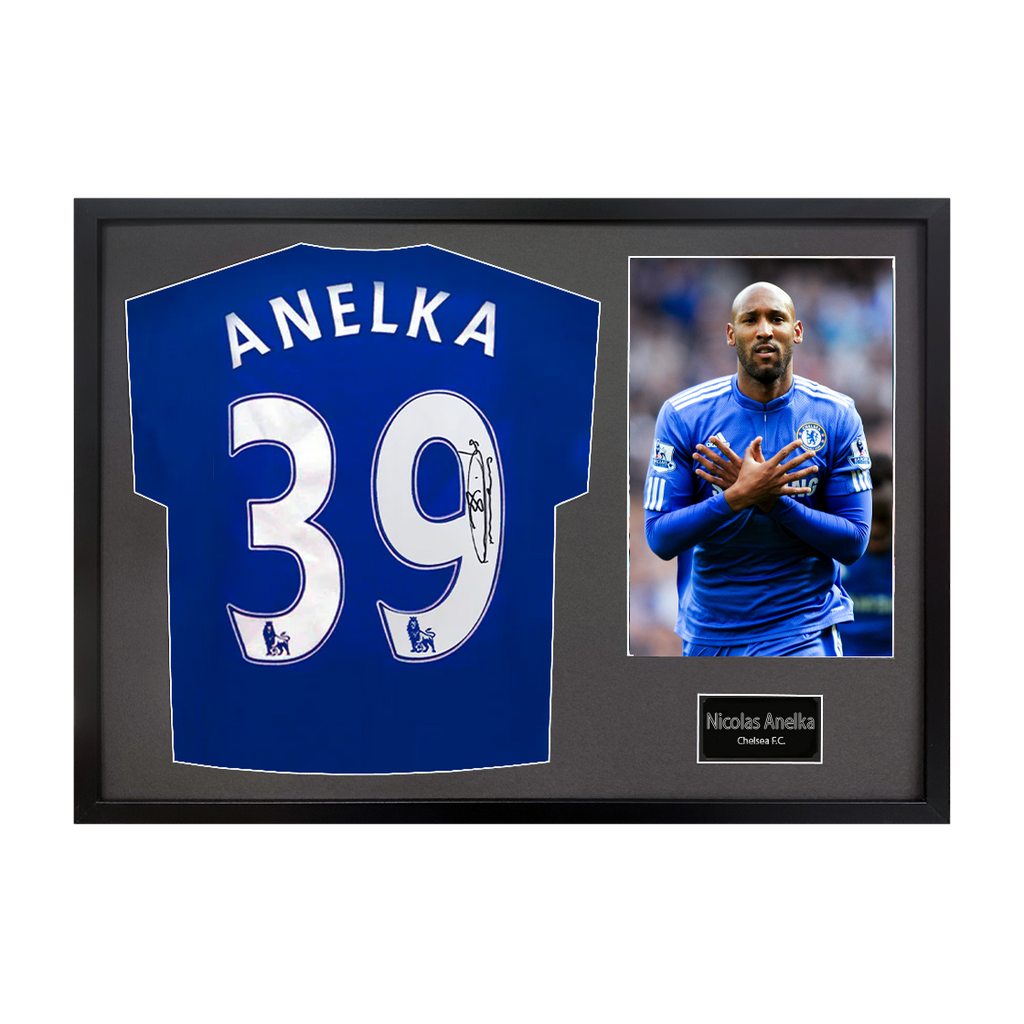 Nicolas Anelka Signed Chelsea Classic Frame