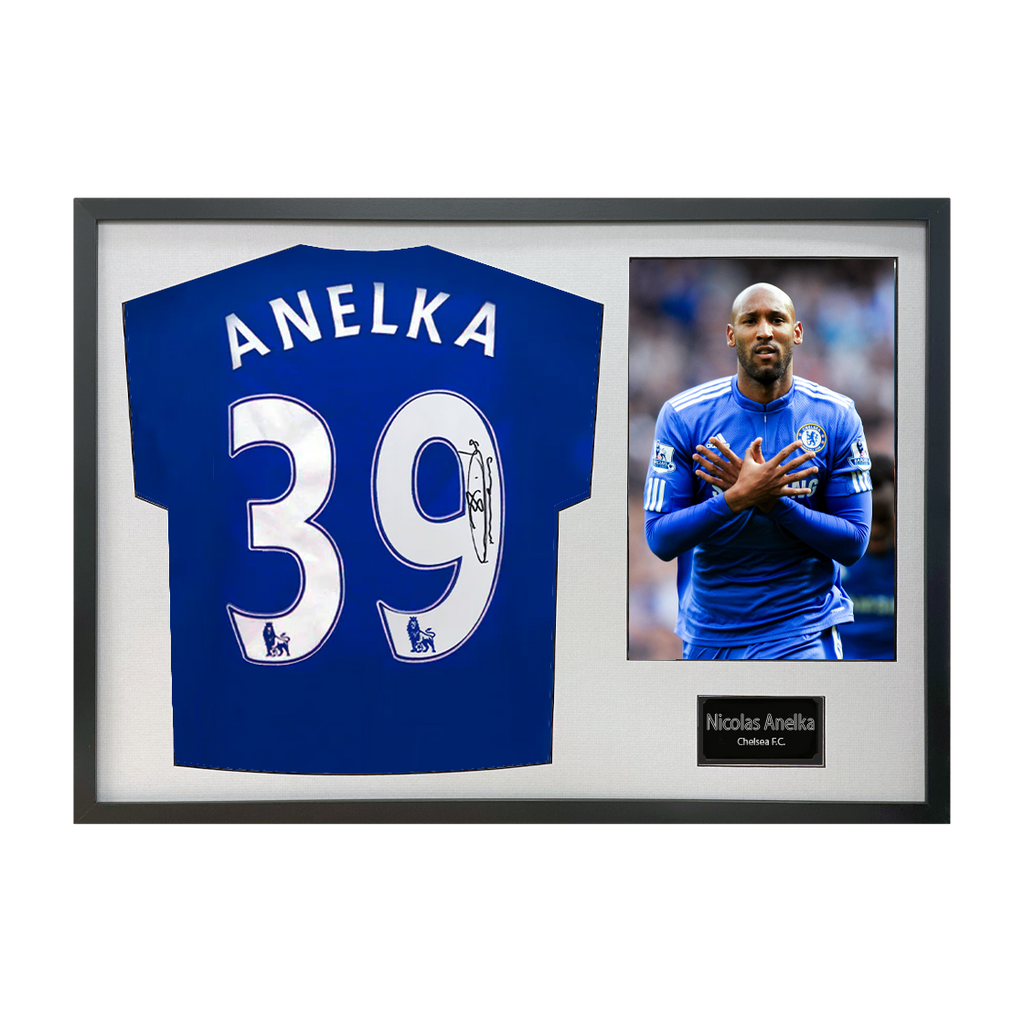 Nicolas Anelka Signed Chelsea Classic Frame