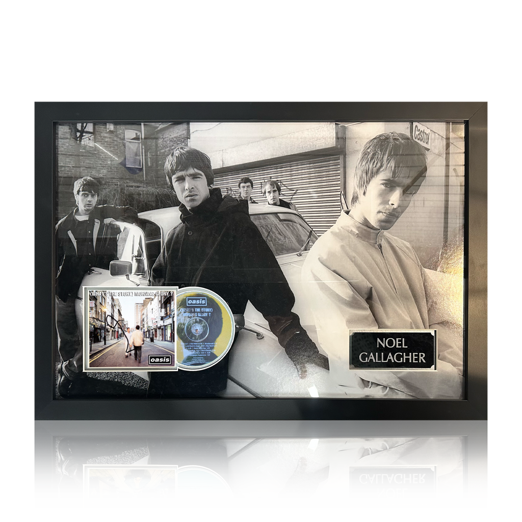 Noel Gallagher Signed (What's the Story) Morning Glory? CD Iconic Frame (Beckett)