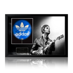 Noel Gallagher Signed Adidas Sign Iconic Frame (Beckett)