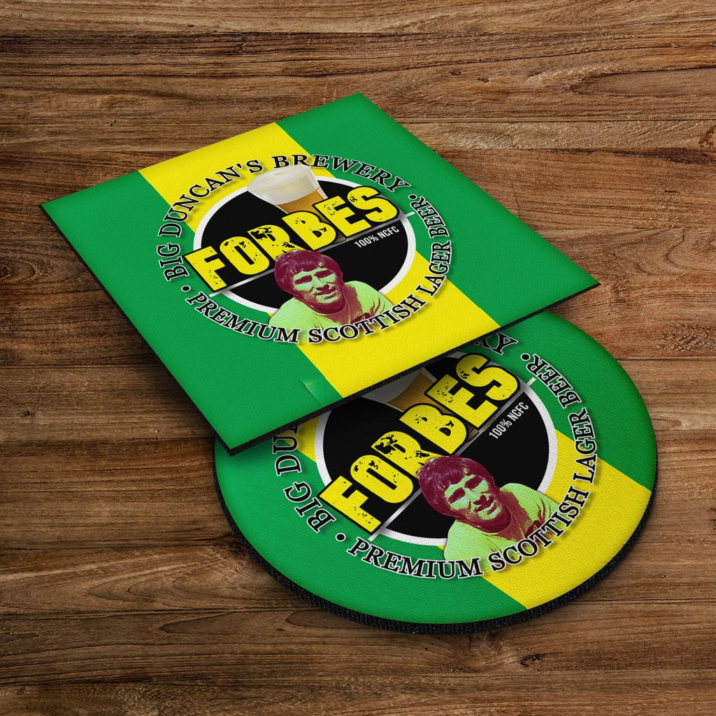 Norwich Forbes - Football Coaster - Square Or Circle