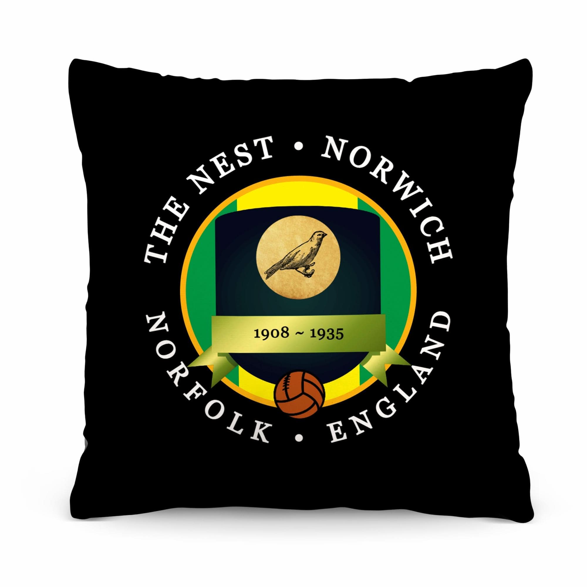 Norwich The Nest - Football Legends - Cushion 10"