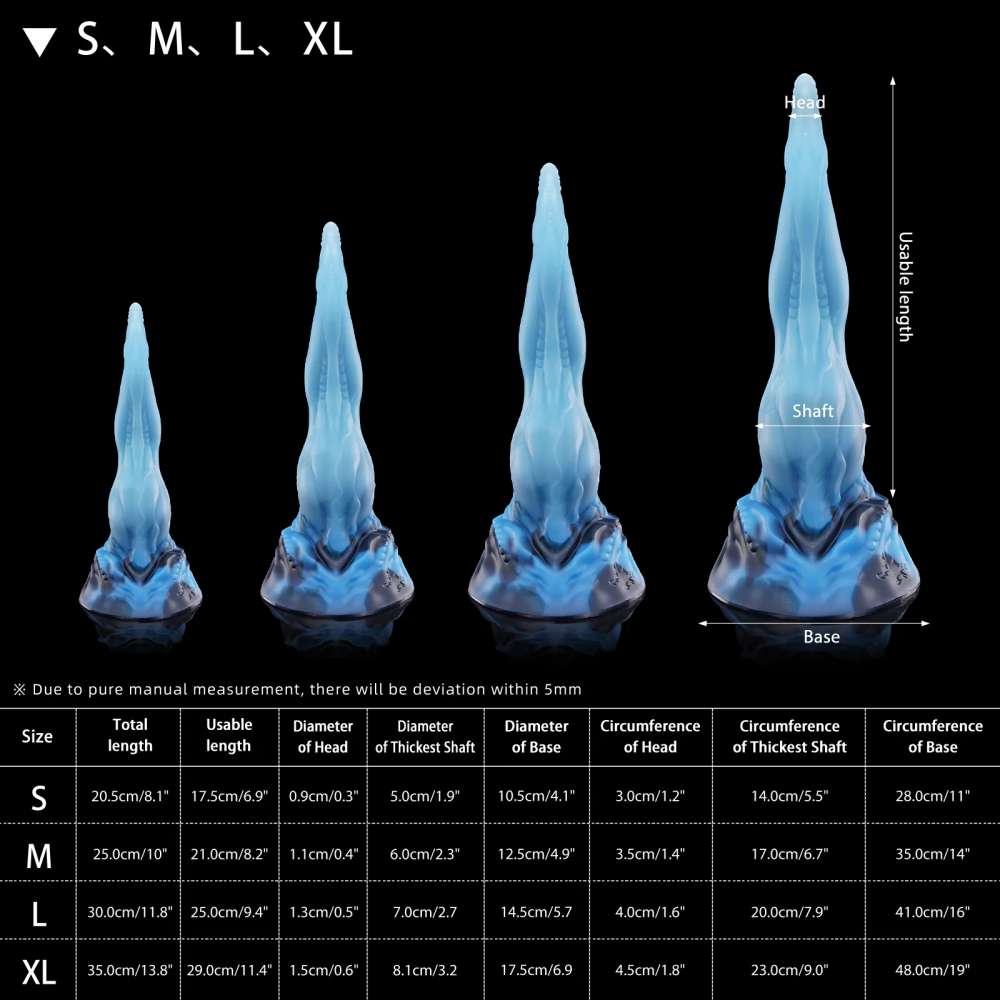 Nothosaur QALU - Tentacle Dildo - Fantasy Dildo - Alien Dildo