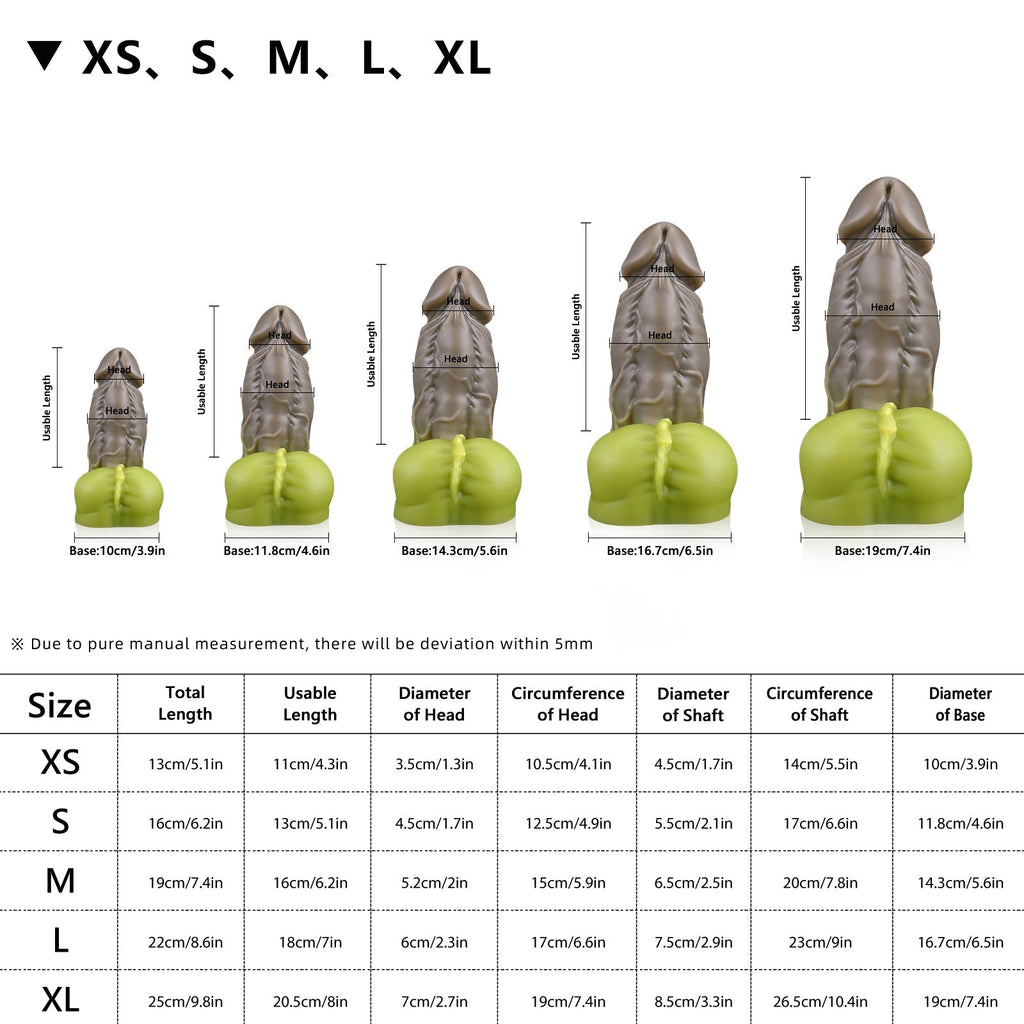Nothosaur HOGGE - Fantasy Dildo - Monster Dildo - Orc Dildo