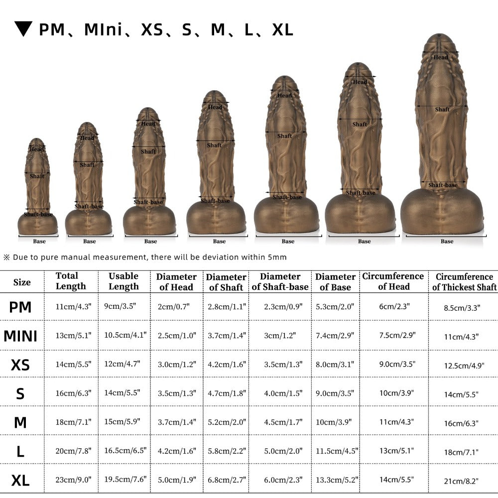 Nothosaur WIZ - Fantasy Dildo - Animal Dildo - 7 Sizes