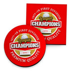 Nottingham League Champions - Football Coaster - Square Or Circle