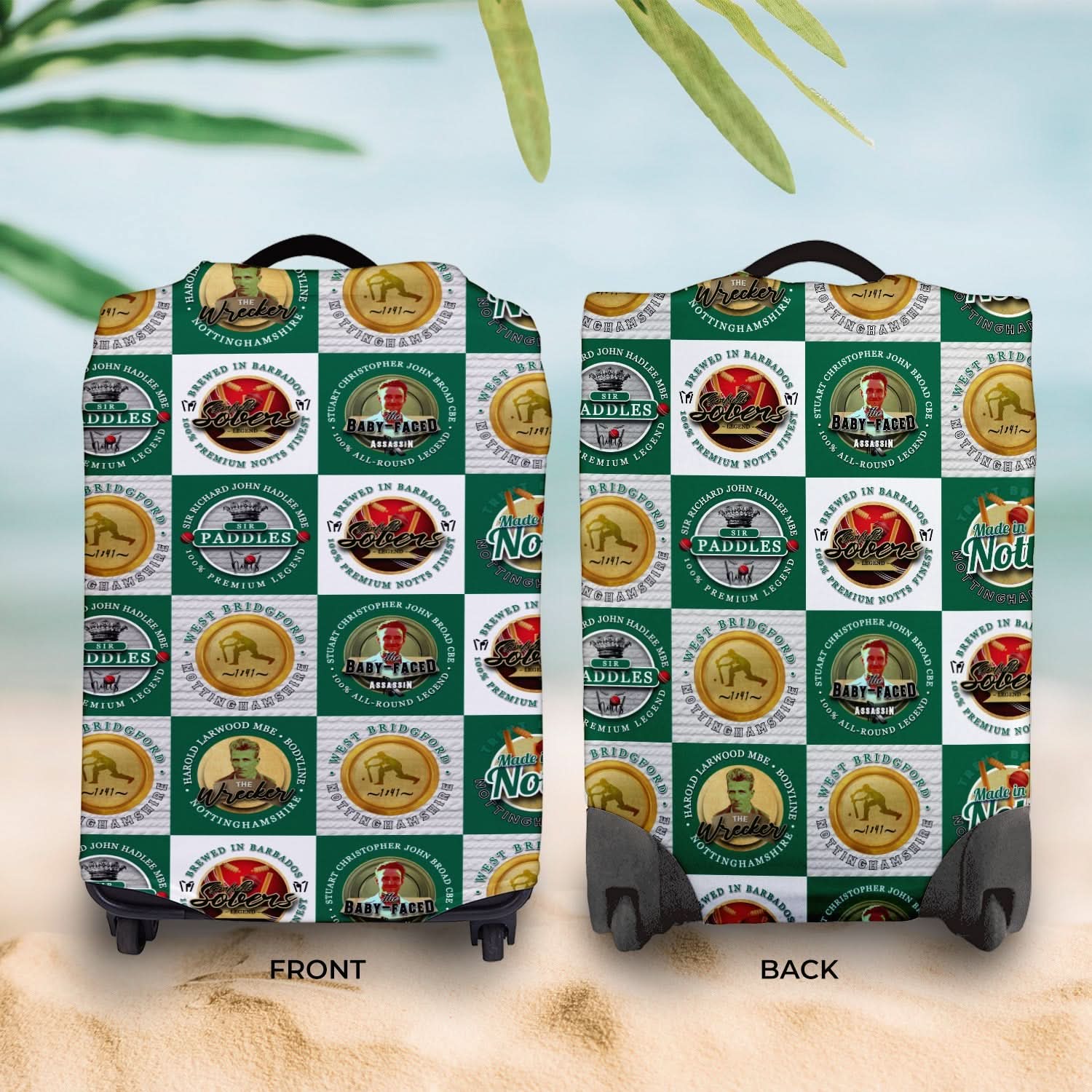 Nottinghamshire - Cricket - Caseskin Luggage Cover - 3 Sizes
