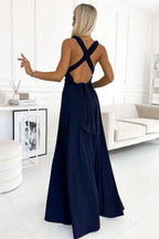 Numoco elegant maxi long dress that can be tied in many ways