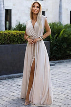 Numoco elegant maxi long dress that can be tied in many ways