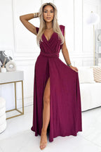 Numoco elegant maxi long dress that can be tied in many ways
