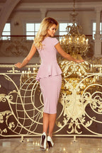 Numoco elegant midi cocktail dress