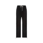 Drawstring Leisure Elastic Waist Pants On Both Sides