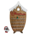 Christmas Countdown Decoration Wooden Ornament