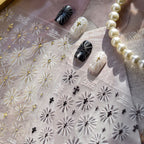 Hello Claws | Holy Light Black & White Nail Deco Sticker