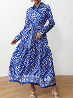 Women's Creative Versatile Lace-up Elegant Dress