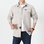 Men’s Lightweight Long Sleeve Shirt – Casual, Breathable, Plus Size (All Seasons)