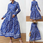 Women's Creative Versatile Lace-up Elegant Dress
