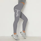Stylish Waist Letter Printed Leggings for Women - Hip Lifting and Stretchable, Sizes S-XXXL