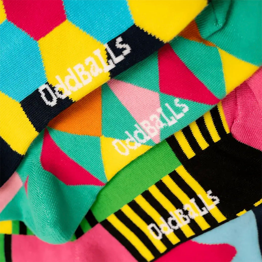 6 Pairs Mens Socks Bundle - Comfortable Breathable Cotton Sports Socks