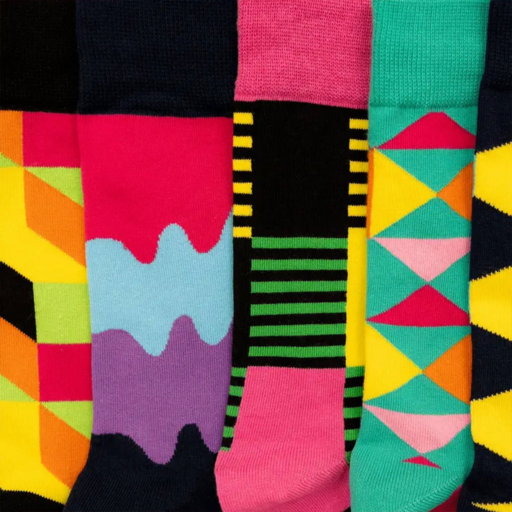 6 Pairs Mens Socks Bundle - Comfortable Breathable Cotton Sports Socks