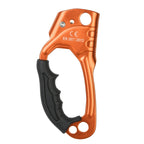 XINDA TP-8606 Outdoor Rock Climbing Aerial Work Anti-fall Handheld Rope Gripper for 8-12mm Diameter Rope left, Left