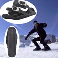 One Pair Outdoor Sports Mini Ski Shoes Ski Board, Size: One Size, without Leather Buckle Strap
