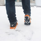 AOTU AT8601 8 Spikes Outdoor Climbing Crampon Snow Non-slip Shoe Cover (Orange)