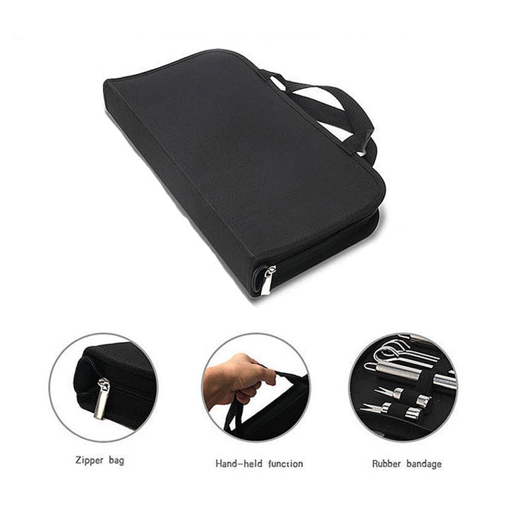 5 in 1 Outdoor Tableware Set Camping Barbecue Tableware Picnic Tool Set, 5 in 1