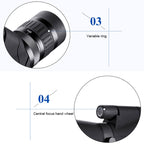 HTK-72 20x-60x High Definition Night Vision Zoom Monocular Telescope for Outdoor Camping Birdwatching with Tripod, 20 x 60